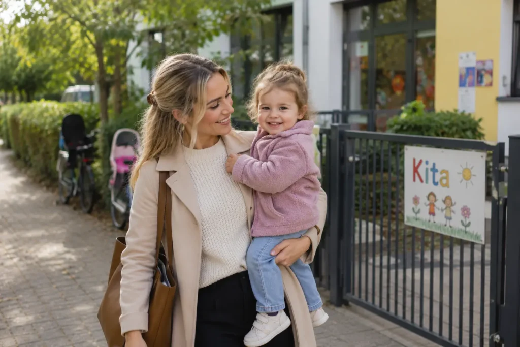 Nanny München Nymphenburg betreut Kinder liebevoll und unterstützt die Familie im Alltag in einer Teilzeitstelle.